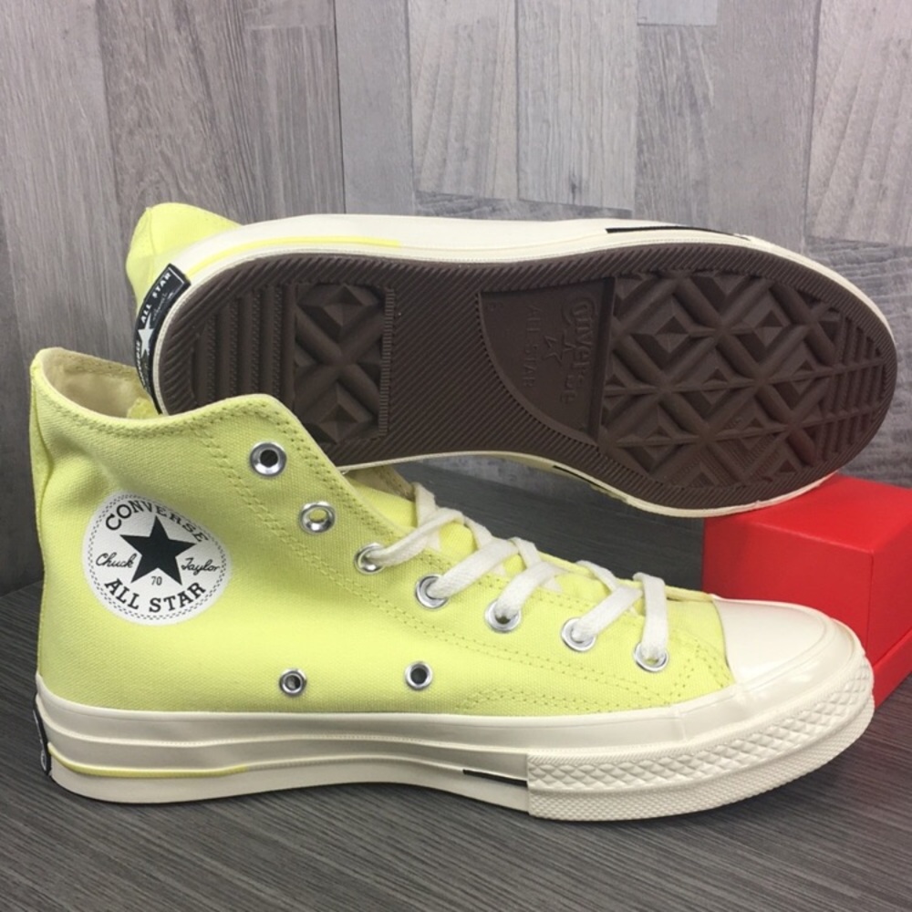 Converse CHUCK 70 HI lt citron/black/egret - Picture 5 of 8